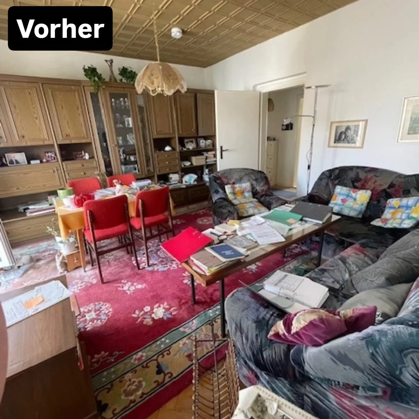 Nachher: Geräumtes Badezimmer
